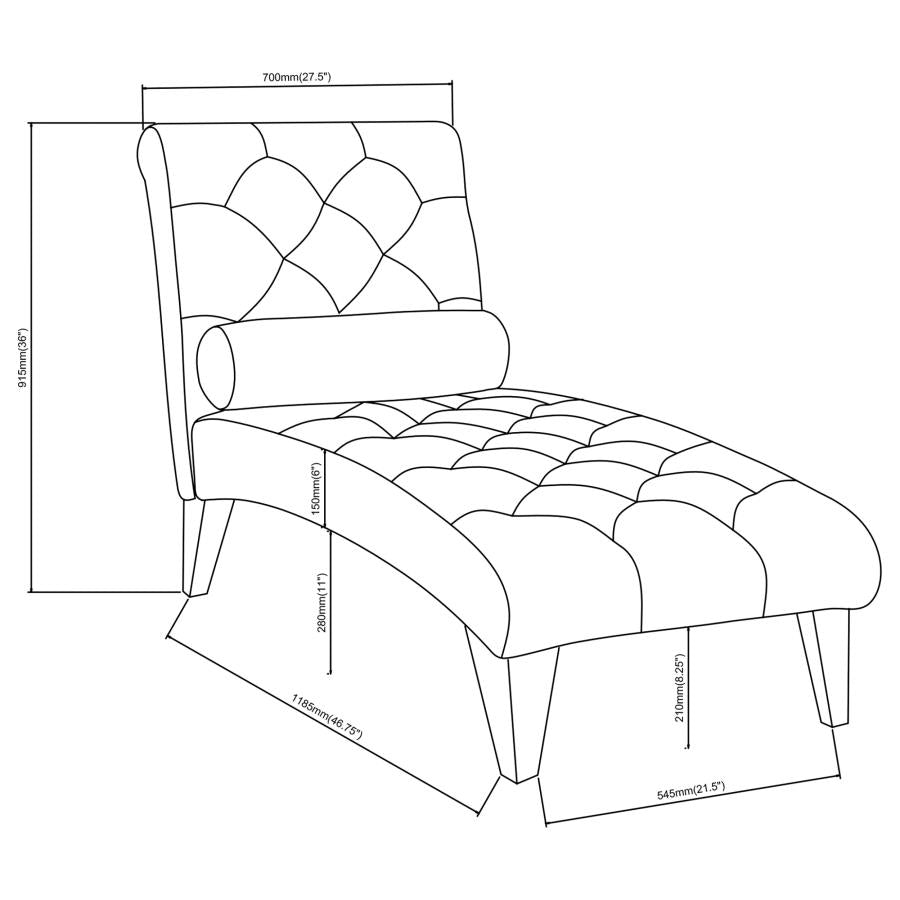 Novo Chaise - Gris